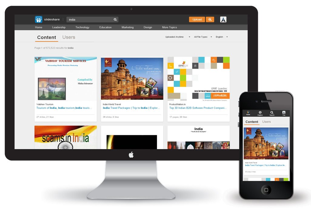 User experience design